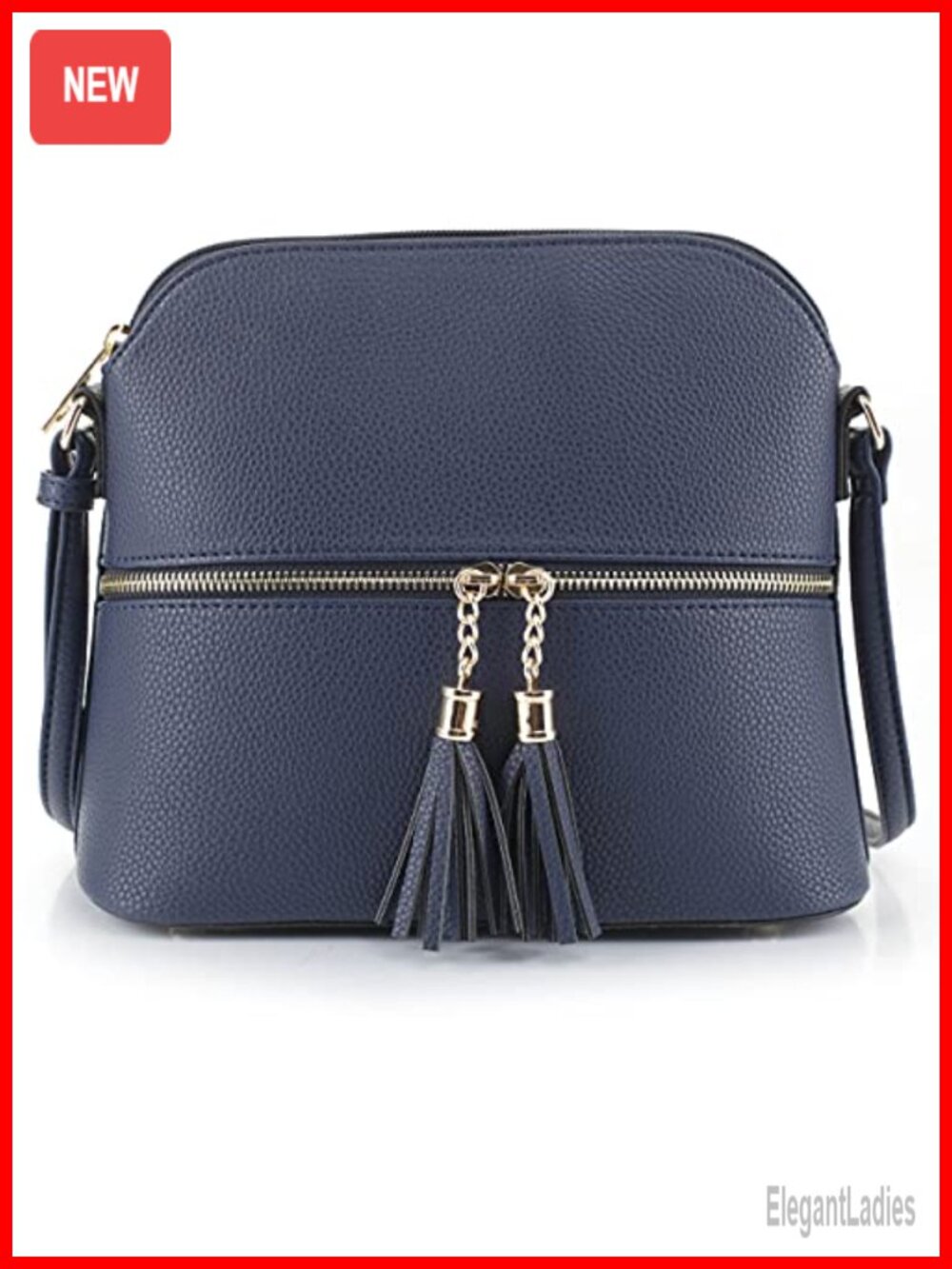 SG SUGU Crossbody Bag Vegan PU Leather Adjustable Strap Shoulder Purse